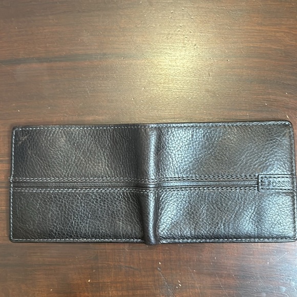 Fossil Leather Bifold Brown Leather Men’s Wallet - Picture 8 of 13